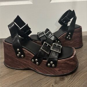 Dolls Kill / Current Mood Summer Moves Platform Wedges